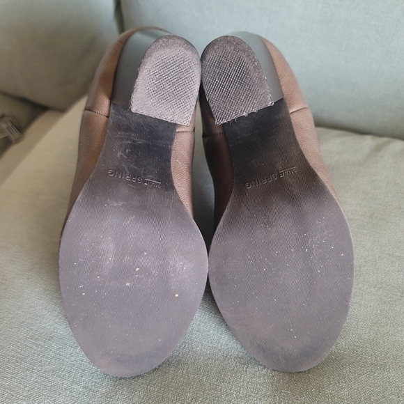 Call It Spring Faux Leather Ankle Boot Size 6 In Grey - Picture 10 of 10